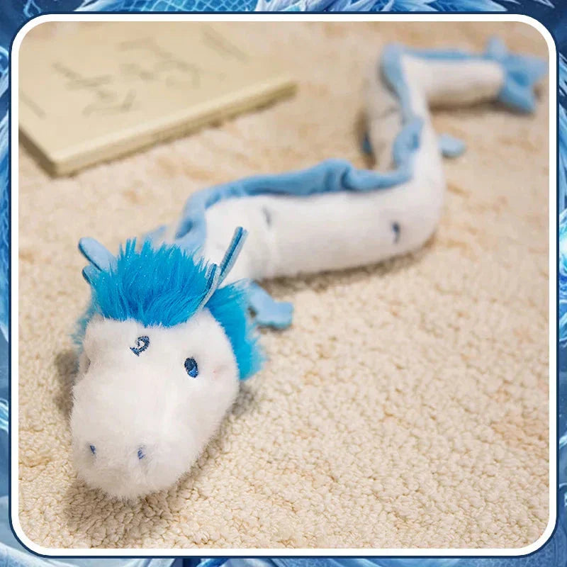 Brehn | Haku der Lange Weiße Blaue Drache Plüsch