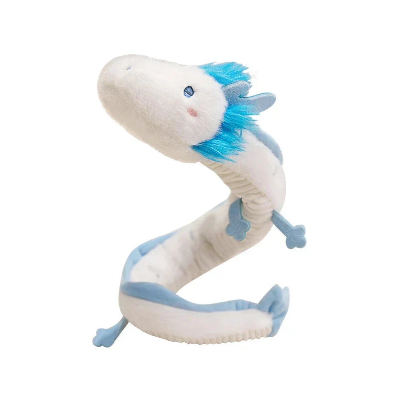 Brehn | Haku der Lange Weiße Blaue Drache Plüsch