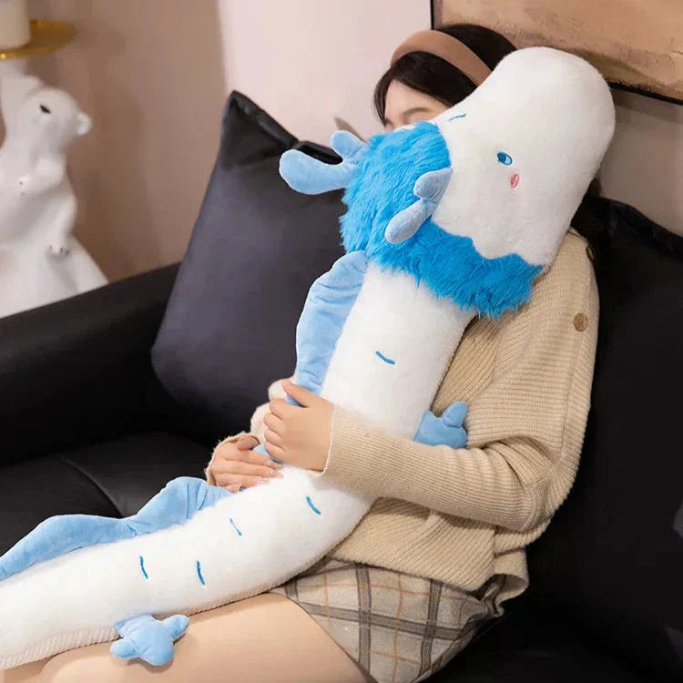 Brehn | Haku der Lange Weiße Blaue Drache Plüsch