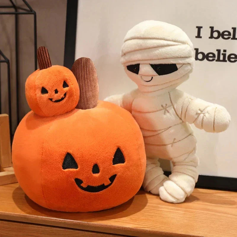 Brehn | Halloween Kürbis Mumie Schädel Knochen Plüschtiere