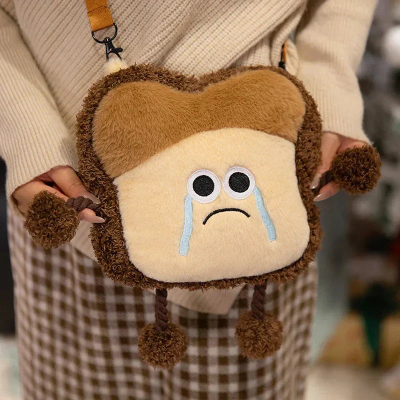 Brehn | Happy Toast Trauriges Toast Plüsch & Tasche