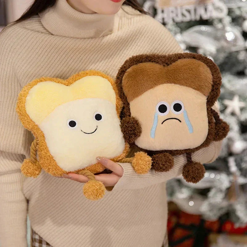 Brehn | Happy Toast Trauriges Toast Plüsch & Tasche