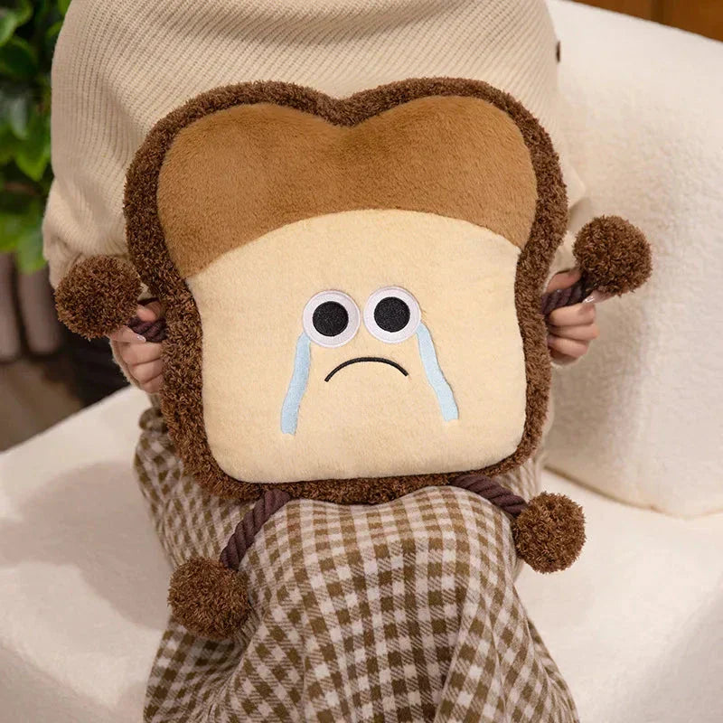 Brehn | Happy Toast Trauriges Toast Plüsch & Tasche