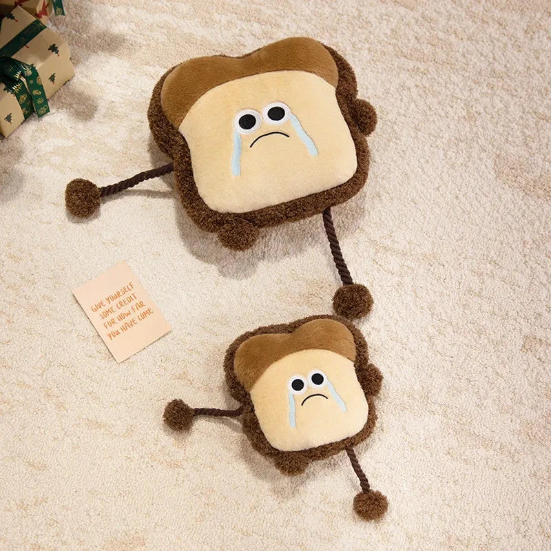 Brehn | Happy Toast Trauriges Toast Plüsch & Tasche