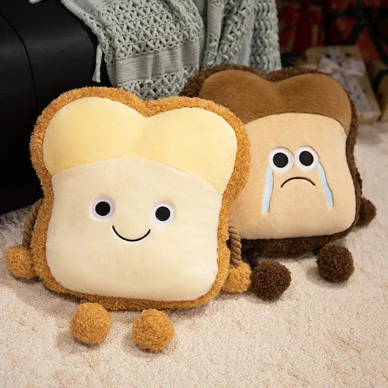Brehn | Happy Toast Trauriges Toast Plüsch & Tasche