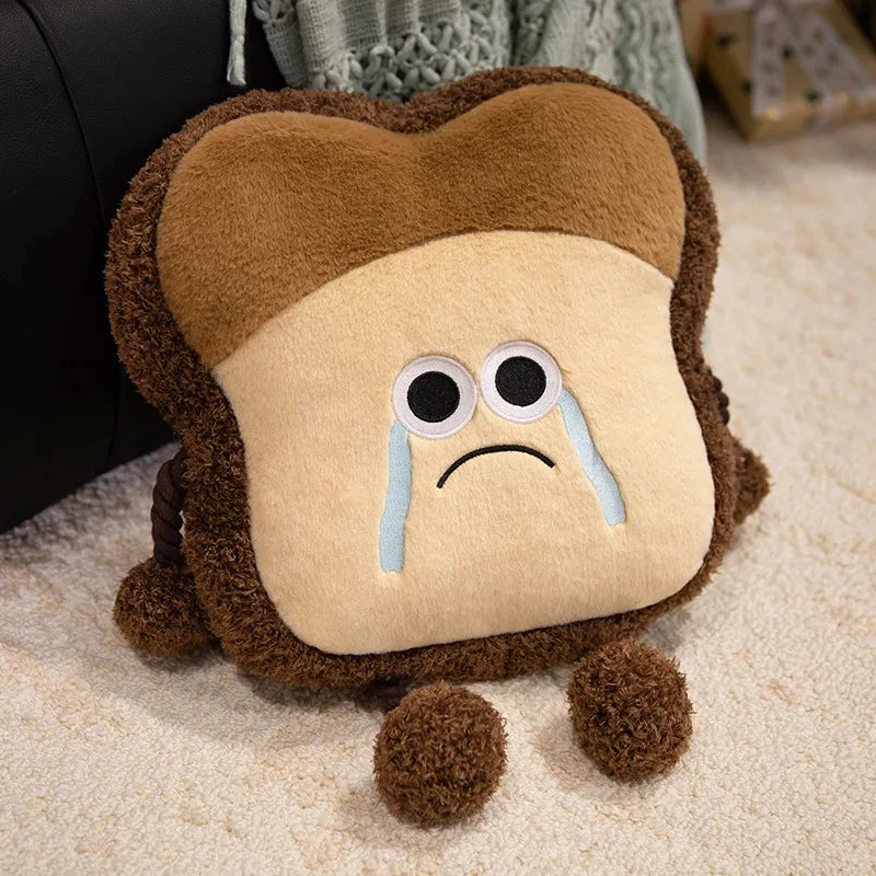 Brehn | Happy Toast Trauriges Toast Plüsch & Tasche