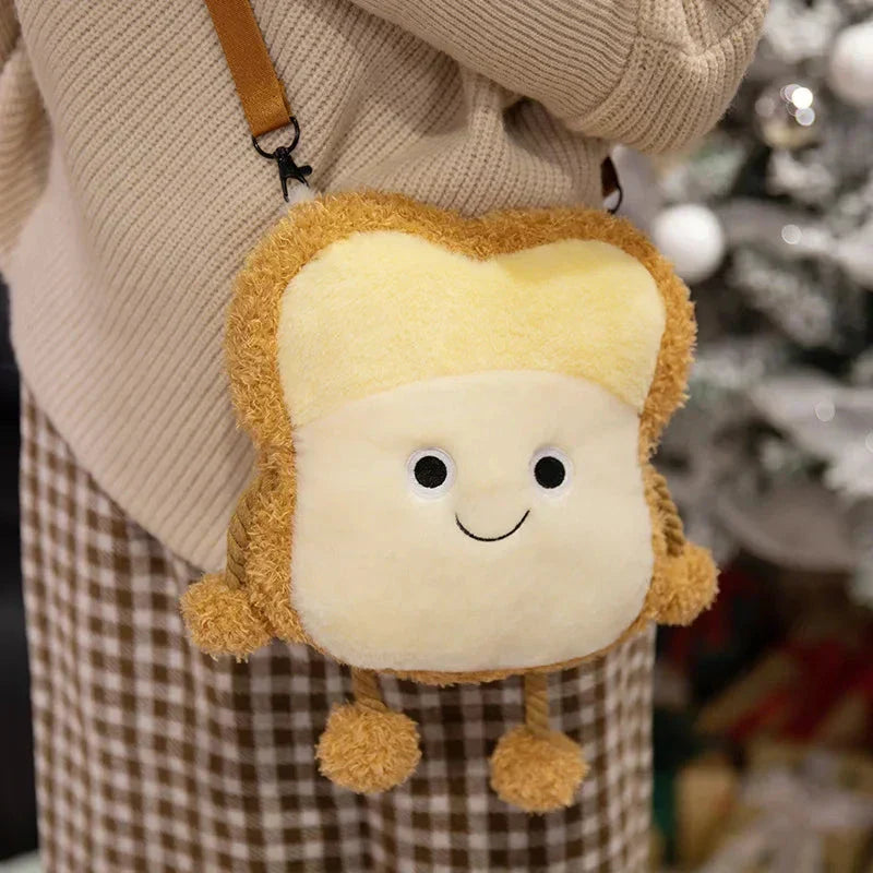 Brehn | Happy Toast Trauriges Toast Plüsch & Tasche