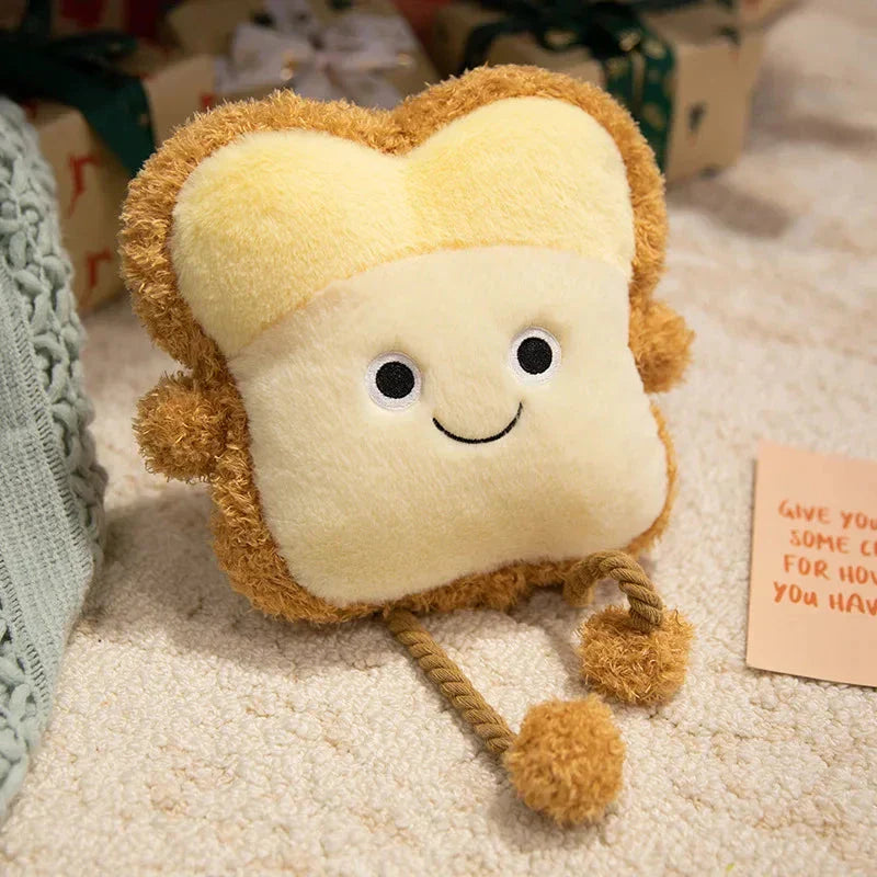 Brehn | Happy Toast Trauriges Toast Plüsch & Tasche