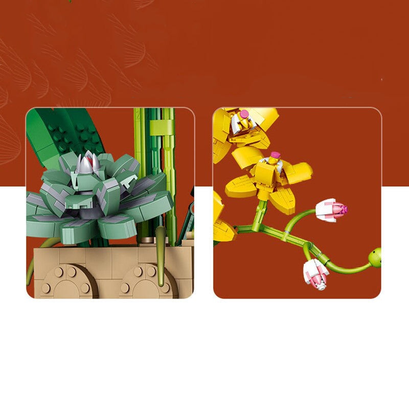 Brehn | Riesige blühende Orchideenblüten-Bausatzkollektion