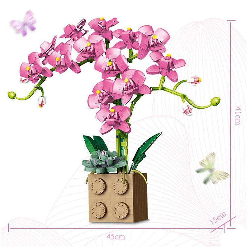 Brehn | Riesige blühende Orchideenblüten-Bausatzkollektion