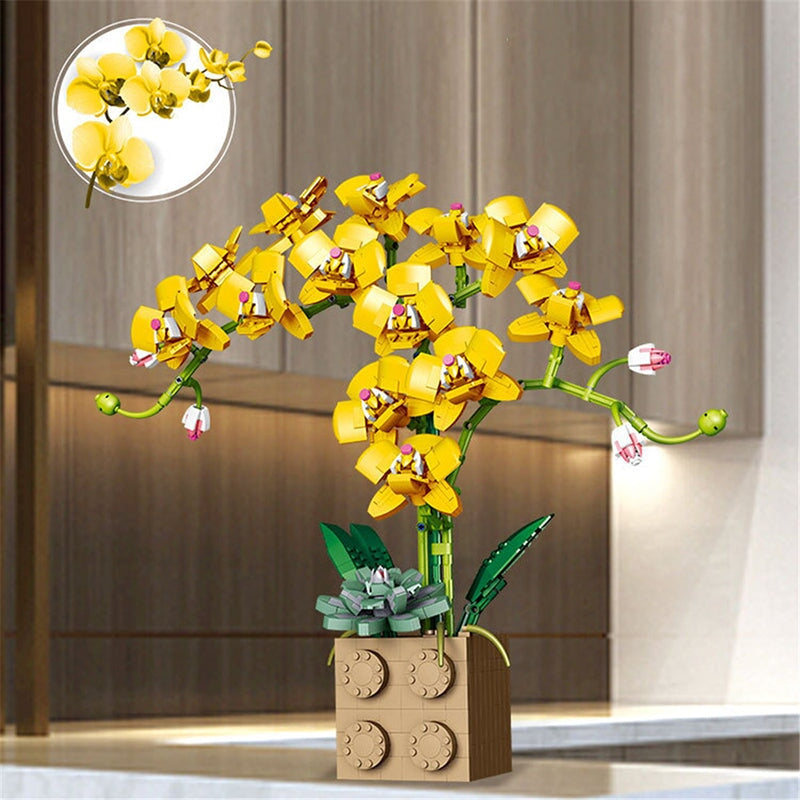 Brehn | Riesige blühende Orchideenblüten-Bausatzkollektion
