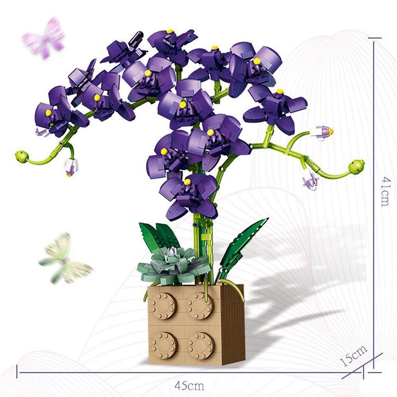 Brehn | Riesige blühende Orchideenblüten-Bausatzkollektion