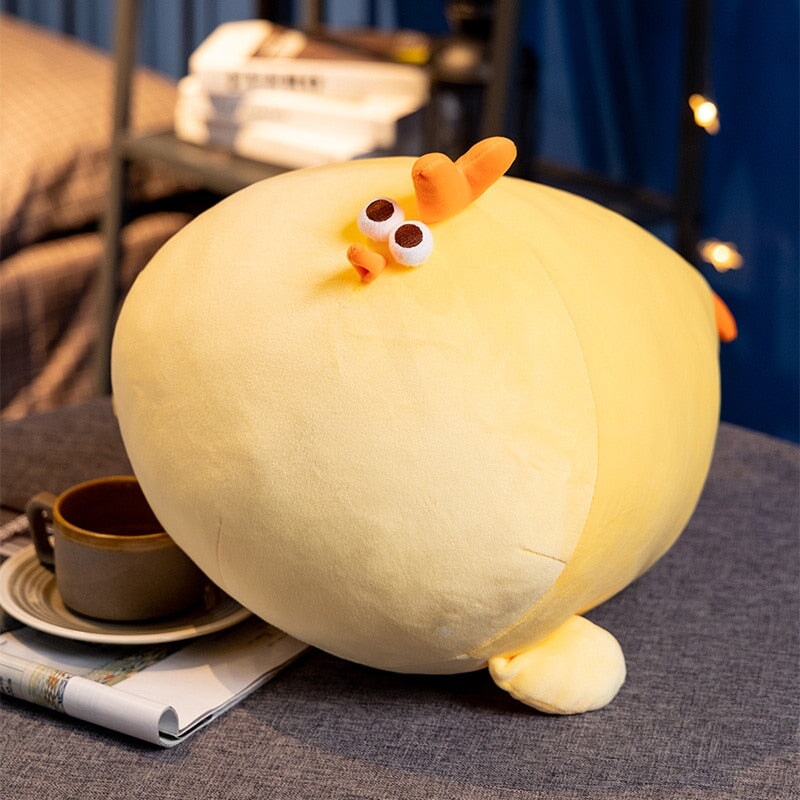 Brehn | Jaba die Chonky Gelbe Henne Plüschfigur