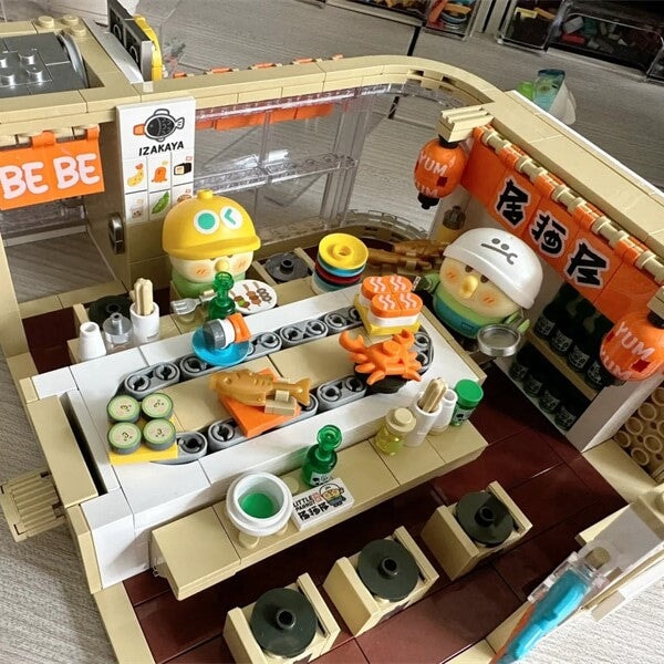 Brehn | Japanisches BeBe Einkaufszentrum Bauklötze Set