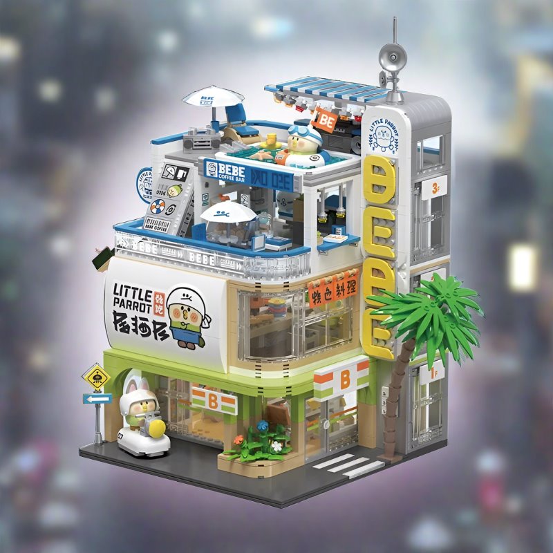 Brehn | Japanisches BeBe Einkaufszentrum Bauklötze Set