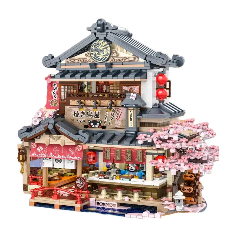 Brehn | Japanisches Kumamoto-Bär-Restaurant Mikro-Bauset