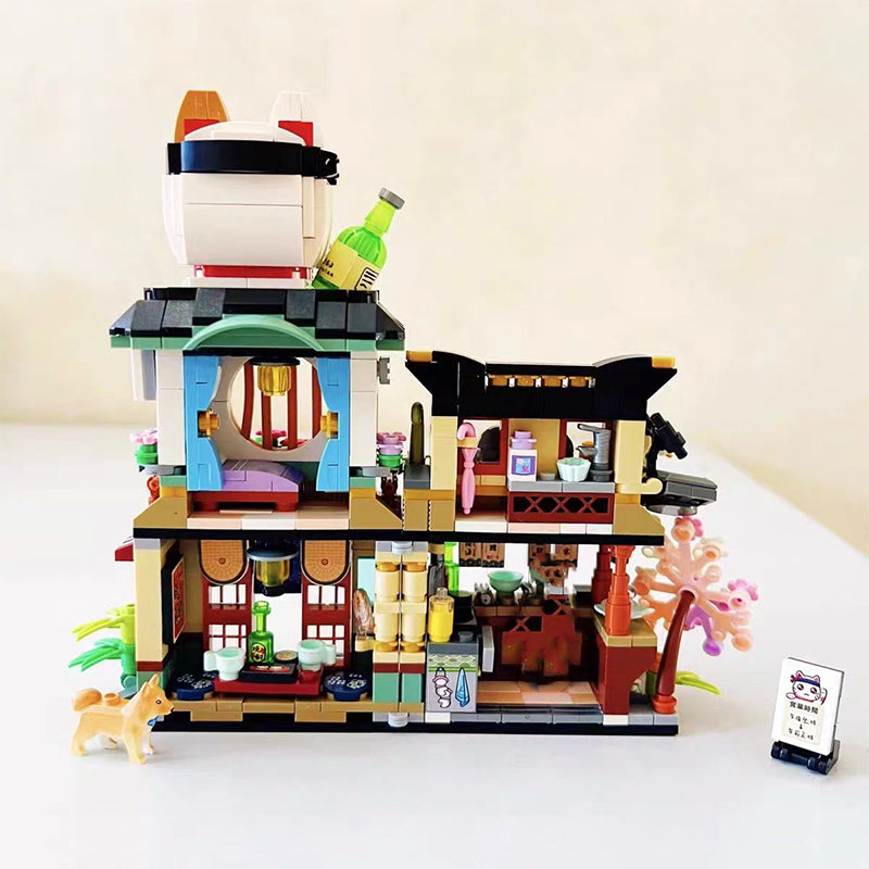 Brehn | Japanische Ramen Bar Meeresfrüchte Geschäft Mikro Baukästen
