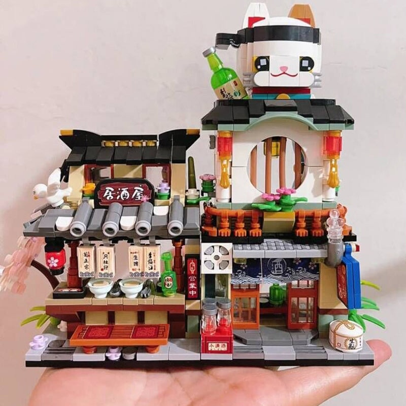Brehn | Japanische Ramen Bar Meeresfrüchte Geschäft Mikro Baukästen