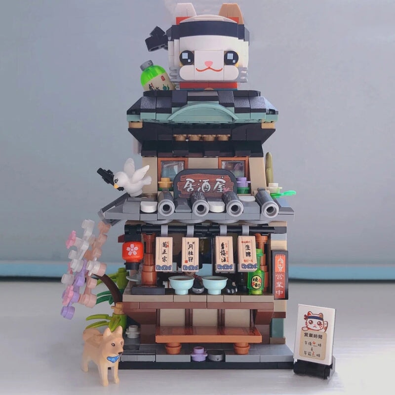 Brehn | Japanische Ramen Bar Meeresfrüchte Geschäft Mikro Baukästen