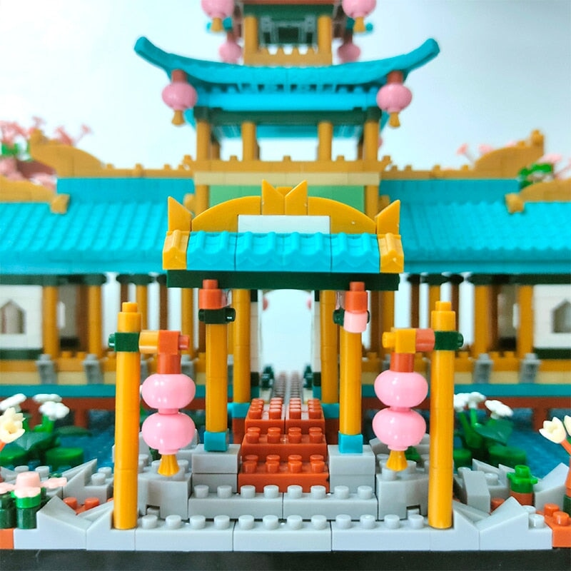 Brehn | Japanischer Sakura Palast Schrein Nano Bausteine
