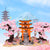 Brehn | Romantische japanische Torii-Tore Kirschblütenbäume Baukästen | Sonderausgabe
