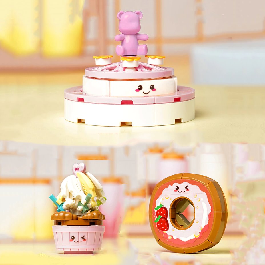 Brehn | Juicy Burger Meal mit leckerem süßem Dessert Micro Sets