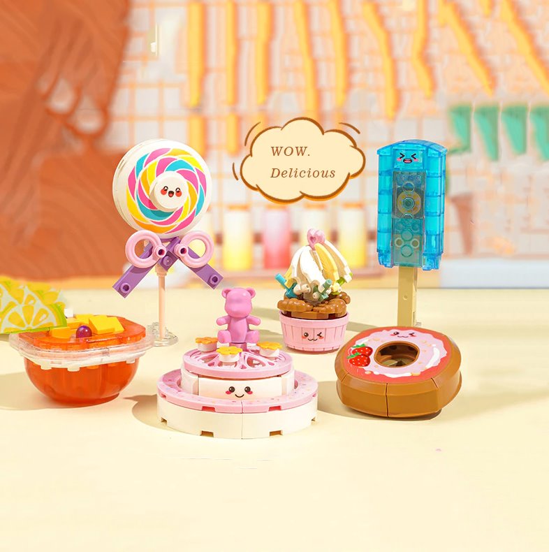 Brehn | Juicy Burger Meal mit leckerem süßem Dessert Micro Sets