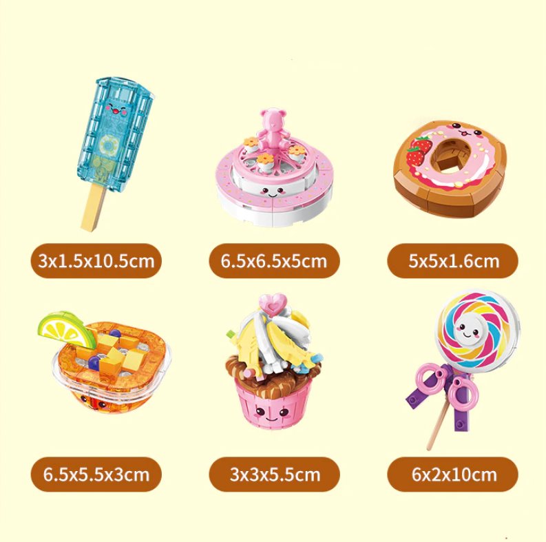 Brehn | Juicy Burger Meal mit leckerem süßem Dessert Micro Sets