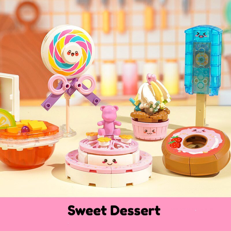 Brehn | Juicy Burger Meal mit leckerem süßem Dessert Micro Sets