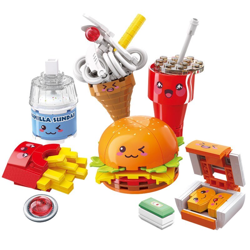 Brehn | Juicy Burger Meal mit leckerem süßem Dessert Micro Sets