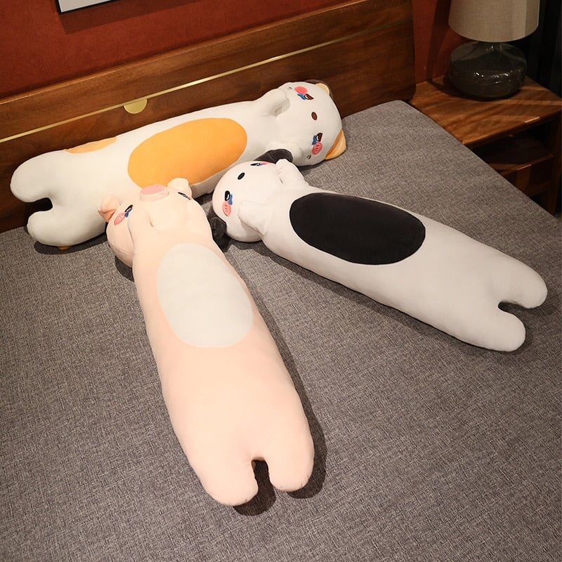 Brehn | Kawaii 100cm Lange Kuschelhund Katze Schwein Plüschkollektion