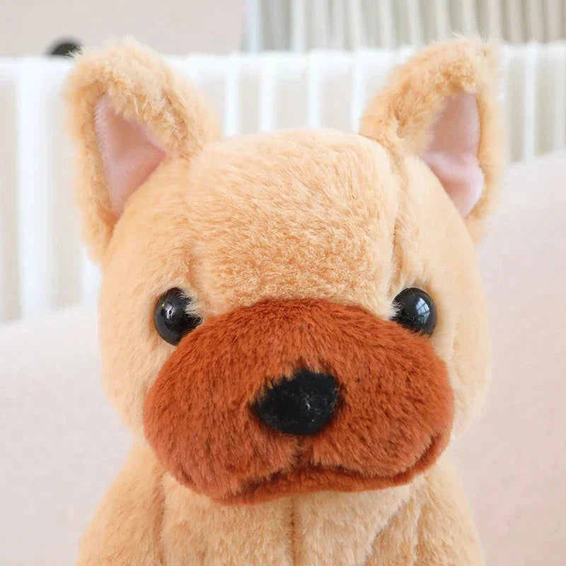Brehn | Kawaii Beige Weiß Französische Bulldogge Plüschtiere