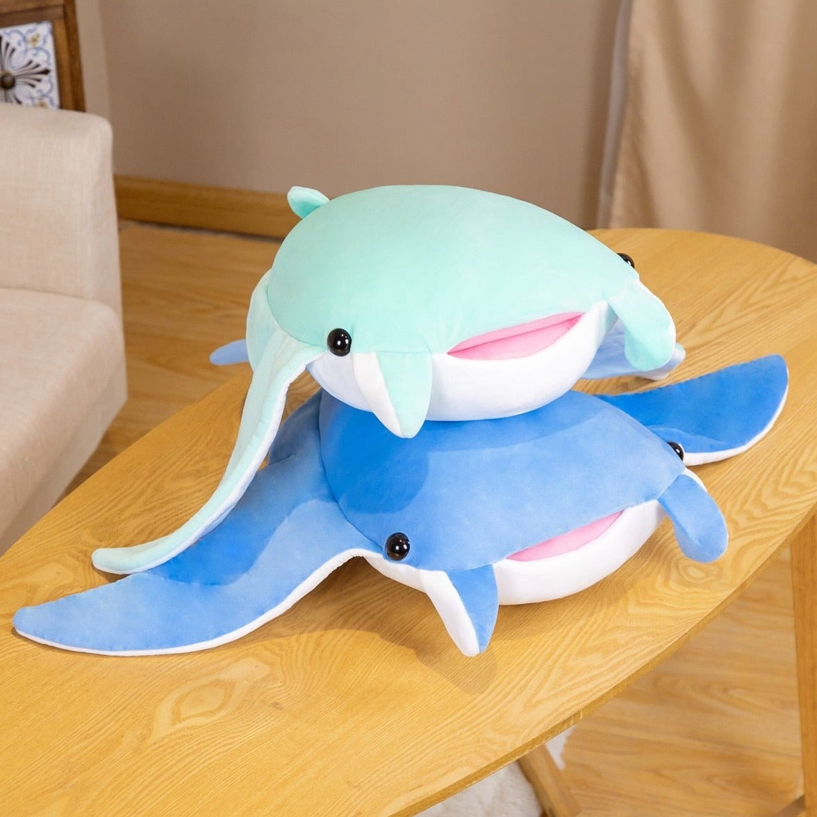 Brehn | Kawaii Blaue Mobula Teufelsrochen Plüschtiere