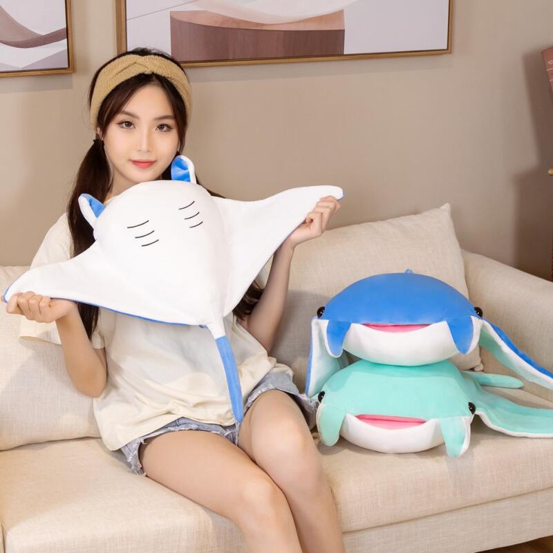 Brehn | Kawaii Blaue Mobula Teufelsrochen Plüschtiere