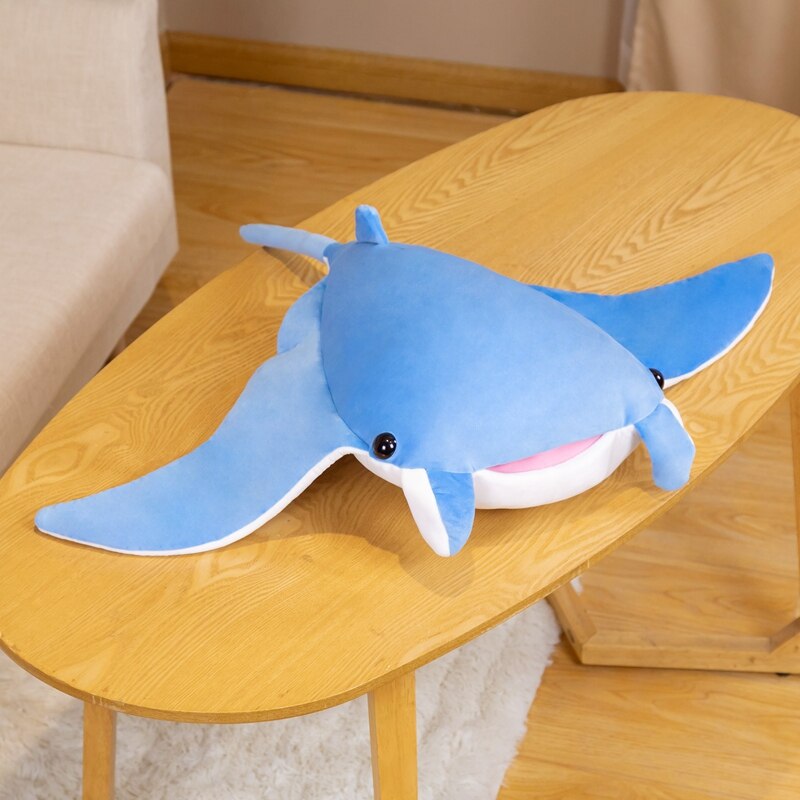 Brehn | Kawaii Blaue Mobula Teufelsrochen Plüschtiere