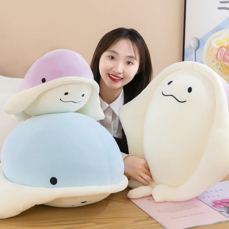 Brehn | Kawaii Blau Lila Manta Ray Plüschtiere