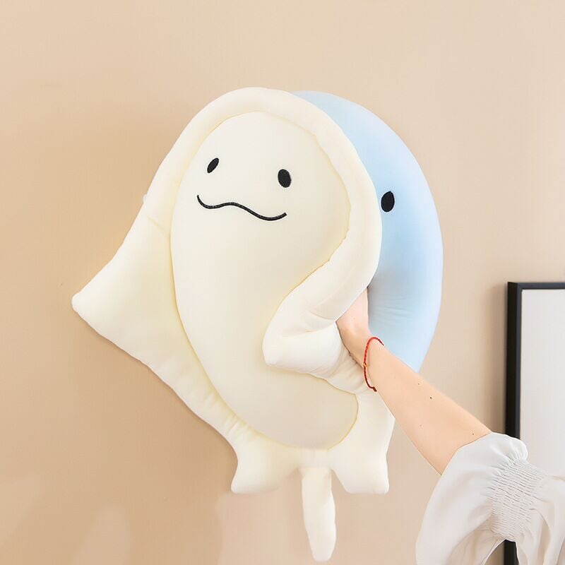 Brehn | Kawaii Blau Lila Manta Ray Plüschtiere