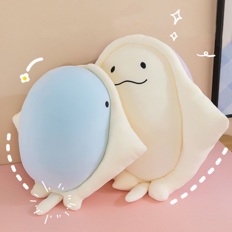 Brehn | Kawaii Blau Lila Manta Ray Plüschtiere