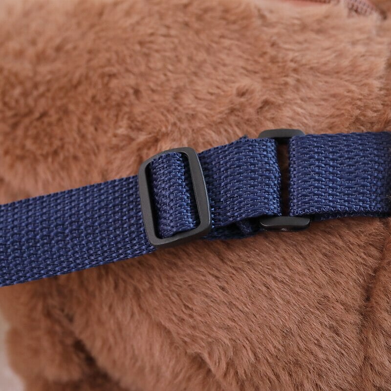 Brehn | Kawaii Brauner Otter Rucksack Plüschtier