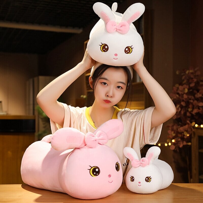 Brehn | Kawaii Bunny Lange Kissen Plüschfigur