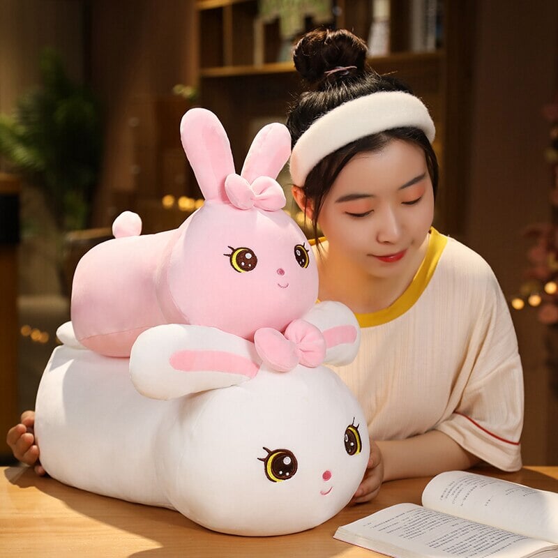 Brehn | Kawaii Bunny Lange Kissen Plüschfigur