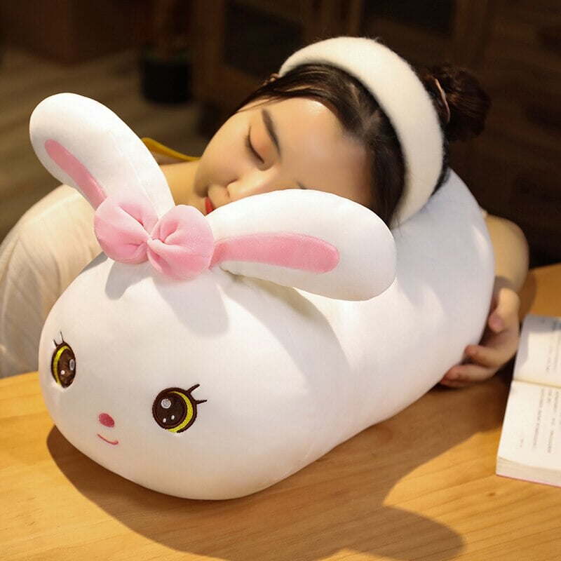 Brehn | Kawaii Bunny Lange Kissen Plüschfigur