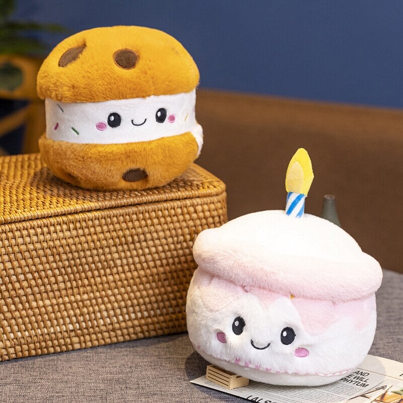 Brehn | Kawaii Kuchen Plüsch Strawberry Fruit Muffin Bäckerei Plüschies