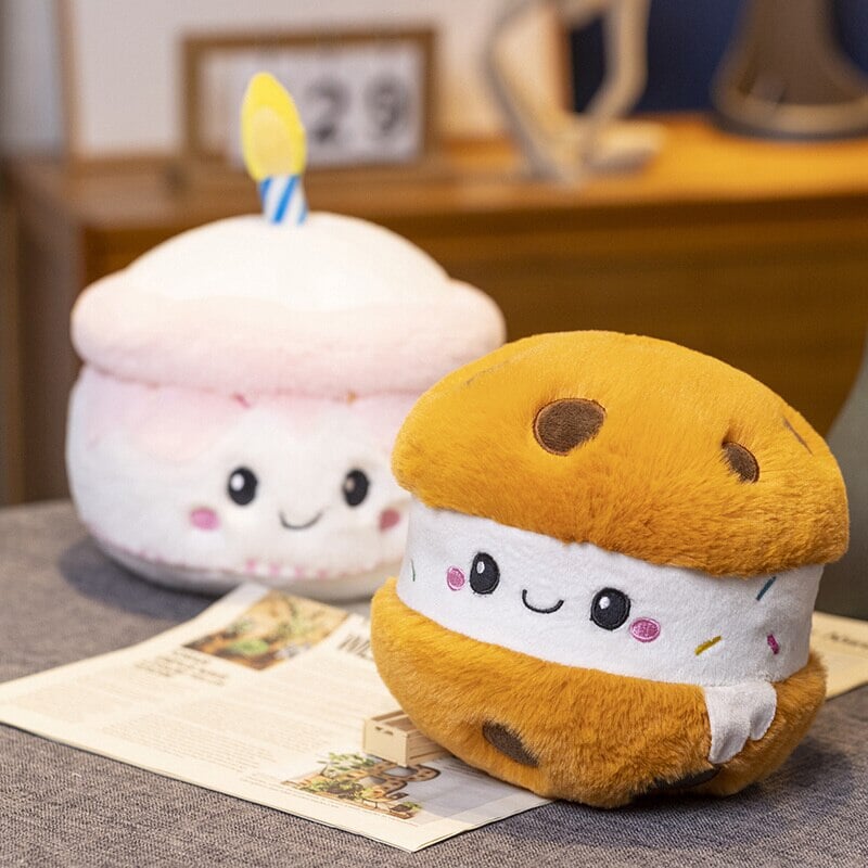 Brehn | Kawaii Kuchen Plüsch Strawberry Fruit Muffin Bäckerei Plüschies