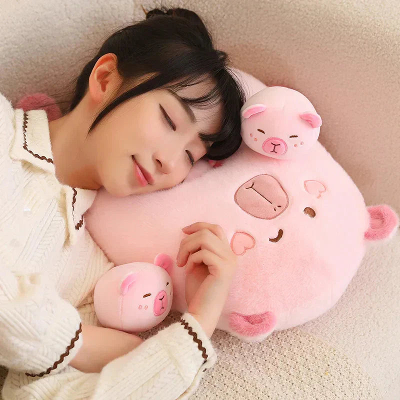 Brehn | Kawaii Capybara Süßigkeiten Tasche Plüschfigur