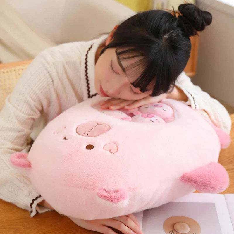 Brehn | Kawaii Capybara Süßigkeiten Tasche Plüschfigur