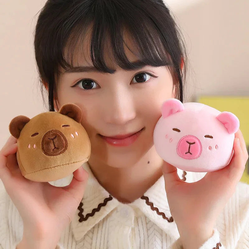 Brehn | Kawaii Capybara Süßigkeiten Tasche Plüschfigur