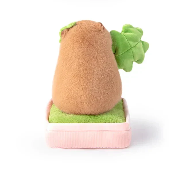 Brehn | Kawaii Capybara Pflanze Topf Plüschfigur