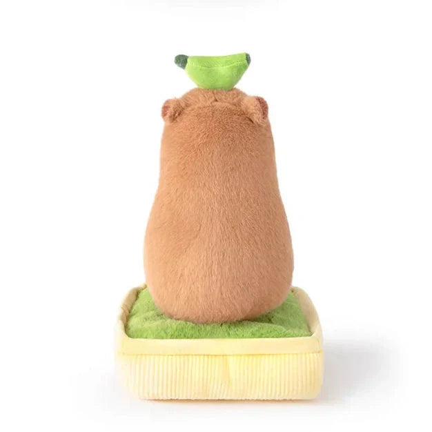 Brehn | Kawaii Capybara Pflanze Topf Plüschfigur