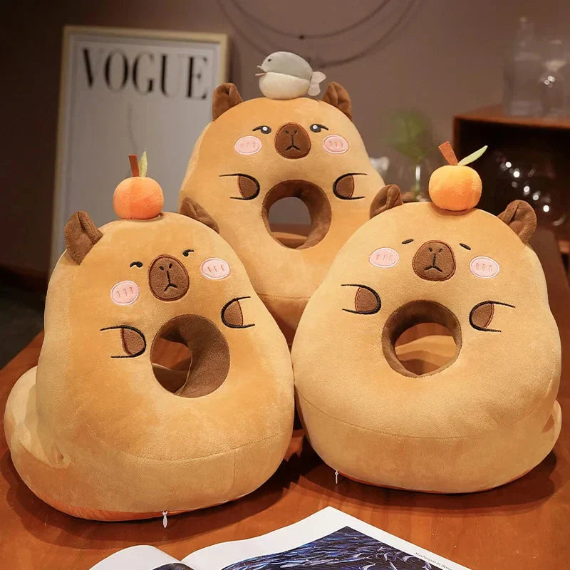 Brehn | Kawaii Capybara Power Nap Kopfstütze Kissen